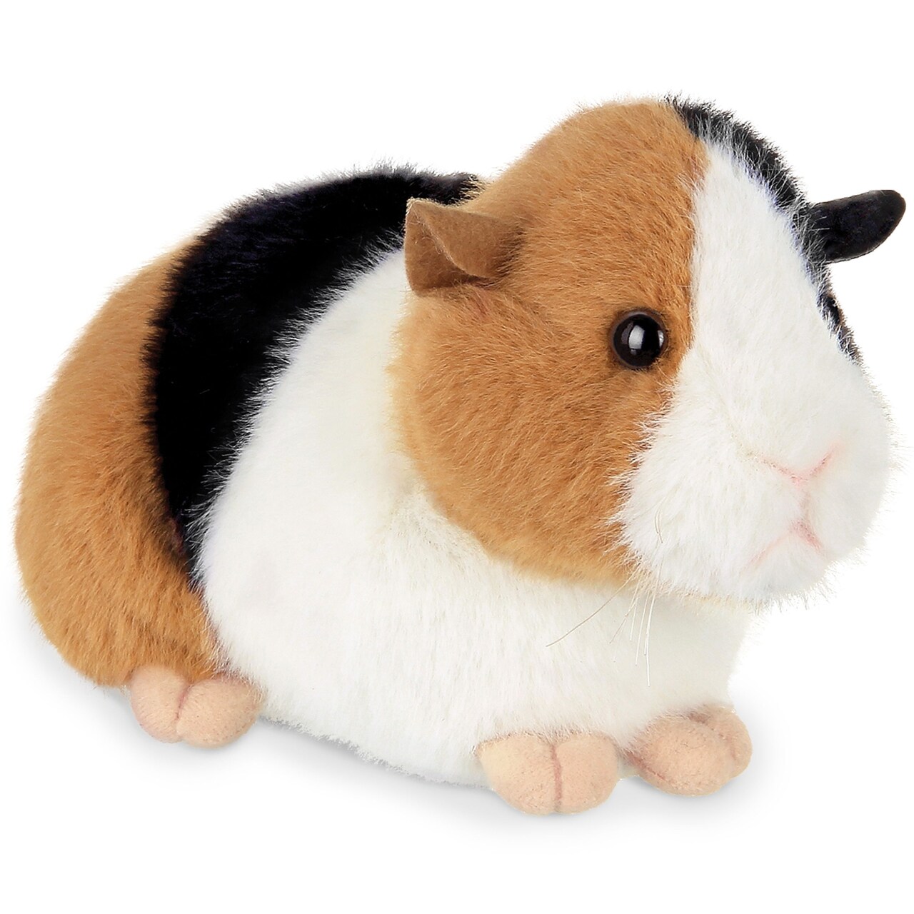 Bearington Scooter Plush Guinea Pig Stuffed Animal Toy - 8" Realistic Guinea Pigs Stuffed Animals with Soft Cuddly Body and Bean Bag Weight - Cute, Adorable Cavy Plushies Gift for Kids and Pet Lovers